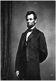 President Abraham Lincoln Standing Archival Photo Poster Print