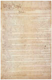 U.S. Constitution (First Page) Art Poster Print