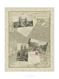 Vintage Map of London