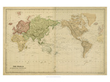 The World on Mercators Projection