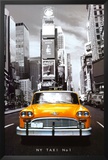 New York Taxi No. 1 Lamina Framed Poster