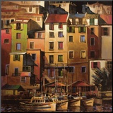 Mediterranean Gold Mounted Print