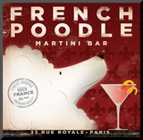 French Poodle Martini