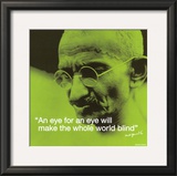 Buy Gandhi: Eye for an Eye at AllPosters.com