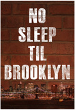 No Sleep Til Brooklyn Music Poster