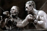 Rocky Marciano heavyweight boxing champion poster