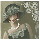 Buy Femme Chapeau Gris at AllPosters.com