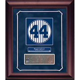 Reggie Jackson Retired Number Monument Park Brick Slice Collage w/ Nameplate