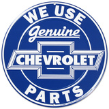 We Use Genuine Chevrolet Chevy Parts Round