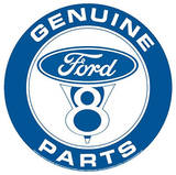 Genuine Ford Parts V-8 Round