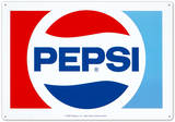 Pepsi Cola Classic 1970 Logo Tin Sign