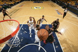 Indianapolis, IN - May 24: Miami Heat and Indiana Pacers - Dwyane Wade and Roy Hibbert
