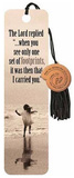 Contemporary Footprints Beaded Bookmark