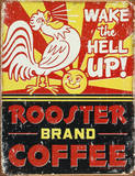 Rooster Brand Coffee Distressed