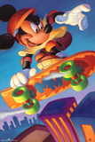 Mickey Mouse Skateboarding