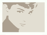 Audrey Hepburn Photo Negative Effect