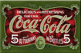 Coca Cola Coke Delicious Green Magnet