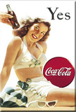 Coca Cola Coke Yes Girl Magnet