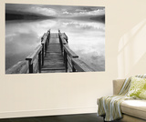 Gary Faye Infinity Dock on Water Photo Mini Mural Huge Poster Art Print,