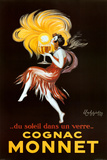 Leonetto Cappiello Cognac Monnet Vintage Ad Art Print Poster Poster