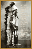 Chief White Cloud (Native American Wisdom) Art Poster Print