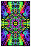 Wormhole Blacklight Poster Print