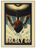 Star Trek Movie Boldly Go Poster Print