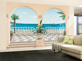 James Halloran Terrasse Provencale Huge Wall Mural Art Print Poster