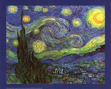 Vincent Van Gogh (Starry Night) Art Print Poster