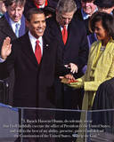 President Barack Obama Inauguration Art Print Poster