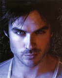 The Vampire Diaries Damon Ian Somerhalder TV Glossy Photo Photograph Print