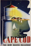 Cape Cod Vintage Ad Art Print Poster