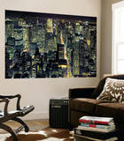 New York City from Empire State Building by Henri Silberman Mini Mural Huge Poster Art Print