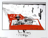 Ralph Steadman (Fear and Loathing in Las Vegas) Art Poster Print