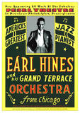 Earl Hines Grand Terrace Jazz POSTER RARE Philadelphia