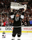 Dustin Brown with the Stanley Cup Trophy after Winning Game 6 of the 2012 Stanley Cup Finals