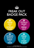 Freak Out Badge Pack Badge