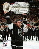 Anze Kopitar with the Stanley Cup Trophy after Winning Game 6 of the 2012 Stanley Cup Finals