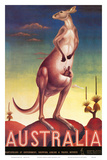Australia, Airline & Travel Kangaroo c.1957