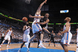 Oklahoma City, OK - June 6: Tony Parker and Nick Collison