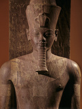 A Quartzite Lifesize Statue Amenhotep III As the God Atum