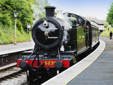 Dartmouth and Paignton Railway, Kingswear Station, Dartmouth, Devon, England, United Kingdom, Europ