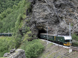 Flam Railway, Flam, Sogn Og Fjordane, Norway, Scandinavia, Europe