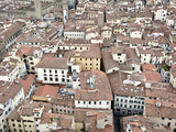 View of Florence from the Dome of Filippo Brunelleschi, Florence, Tuscany, Italy, Europe