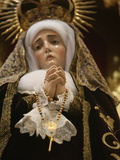 Virgin Mary Statue, San Jeronimo's Church, Madrid, Spain, Europe