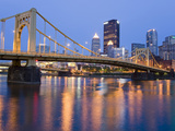 Andy Warhol Bridge (7th Street Bridge) over the Allegheny River, Pittsburgh, Pennsylvania, United S