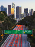 Pasadena Freeway (Ca Highway 110) Leading to Downtown Los Angeles, California, United States of Ame