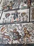 Roman Mosaic at Villa Romana Del Casale, UNESCO World Heritage Site, Piazza Armerina, Sicily, Italy