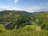 Monsal Dale and Railway Viaduct, Peak District National Park, Derbyshire, England, United Kingdom, 