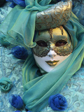 Masked Figure in Costume at the 2012 Carnival, Venice, Veneto, Italy, Europe
